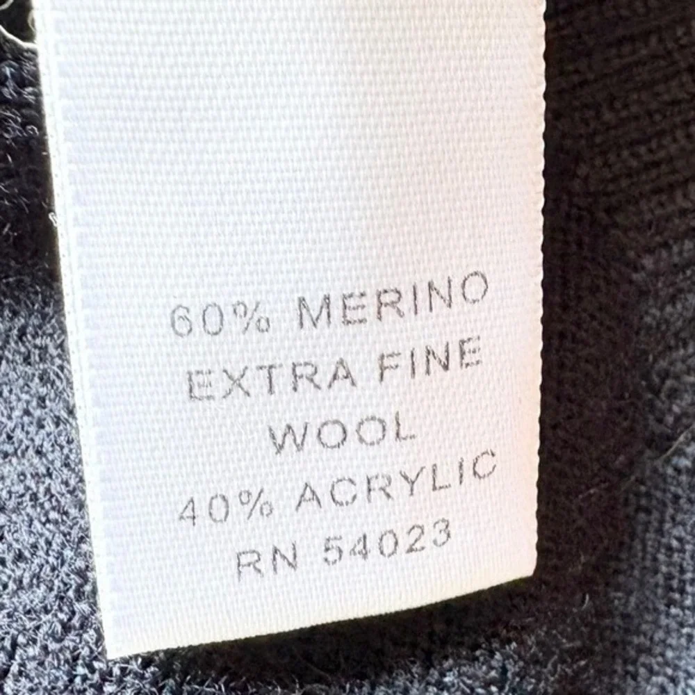 Banana Republic Mens Half-Zip Pullover Sweater Size‎ M Wool-Blend Navy-Blue
